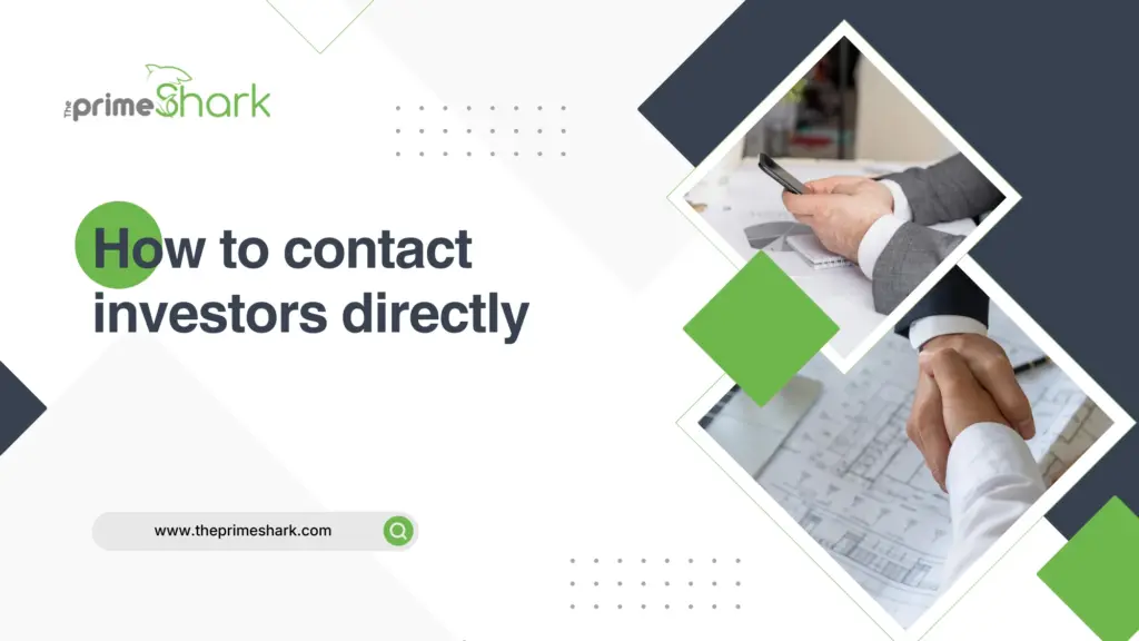 how to contact investors directly